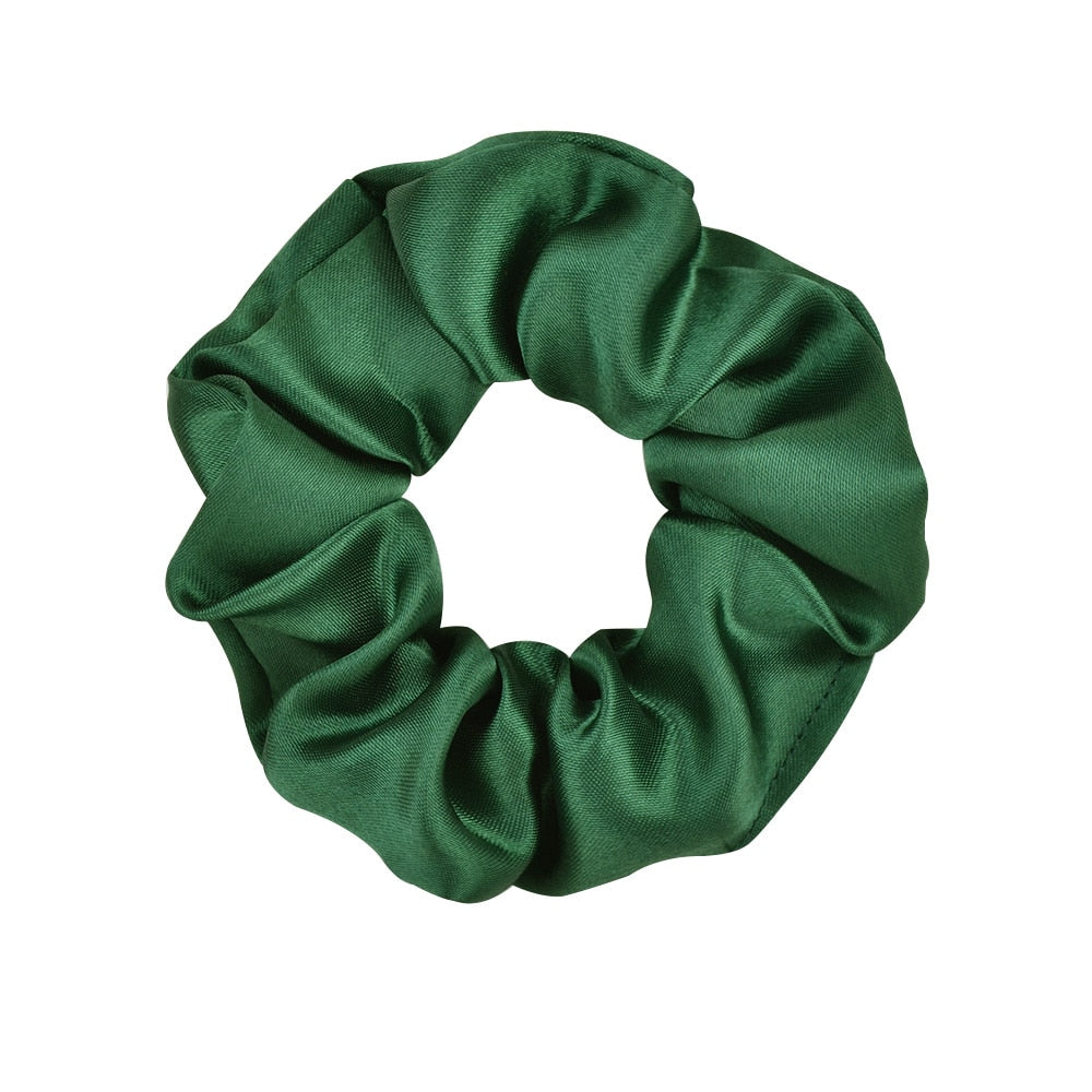 Colorful Satin Scrunchie