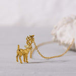 Load image into Gallery viewer, Lucky Elk Gold Pendant Necklace
