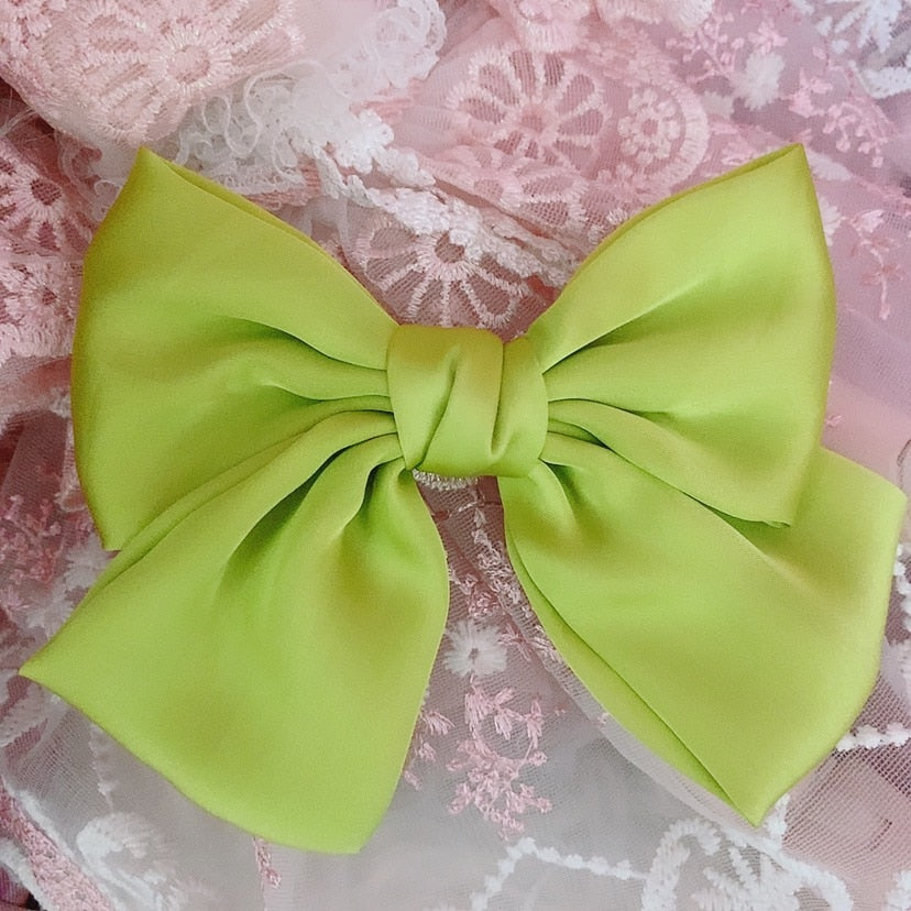 Colored Satin Bow