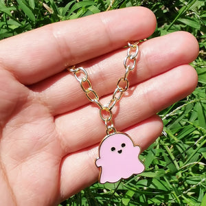 Adorable Ghost Choker Necklace