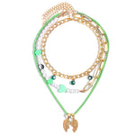 Load image into Gallery viewer, Multilayer Smiley Choker Necklace
