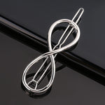 Load image into Gallery viewer, Silver Metal Geometric Hairpin
