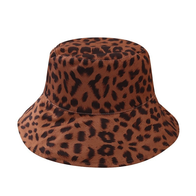 Leopard Print Bucket Hat