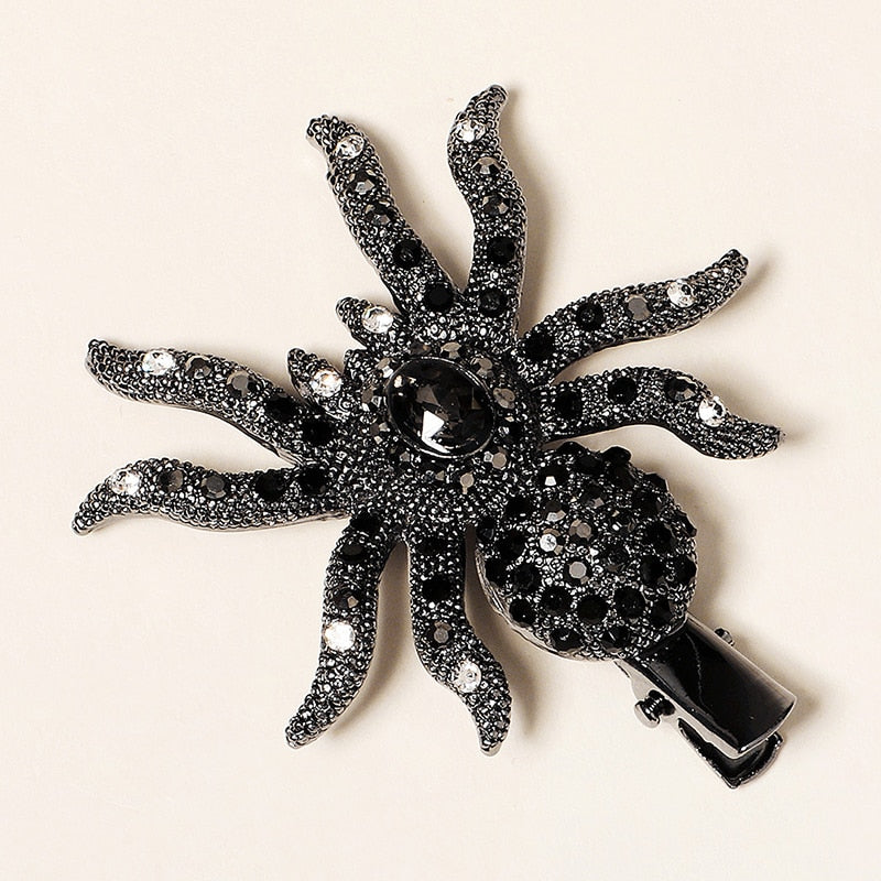 Crystal Spider Hair Grip