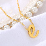 Load image into Gallery viewer, Handwriting Initial Necklaces
