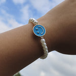 Load image into Gallery viewer, Colorful Smiley Pearl Bracelet

