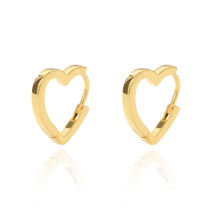 Heart Hoop Earrings