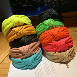 Solid Colored Knot Headband