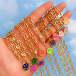 Load image into Gallery viewer, Colorful Smiley Face Pendant Necklace
