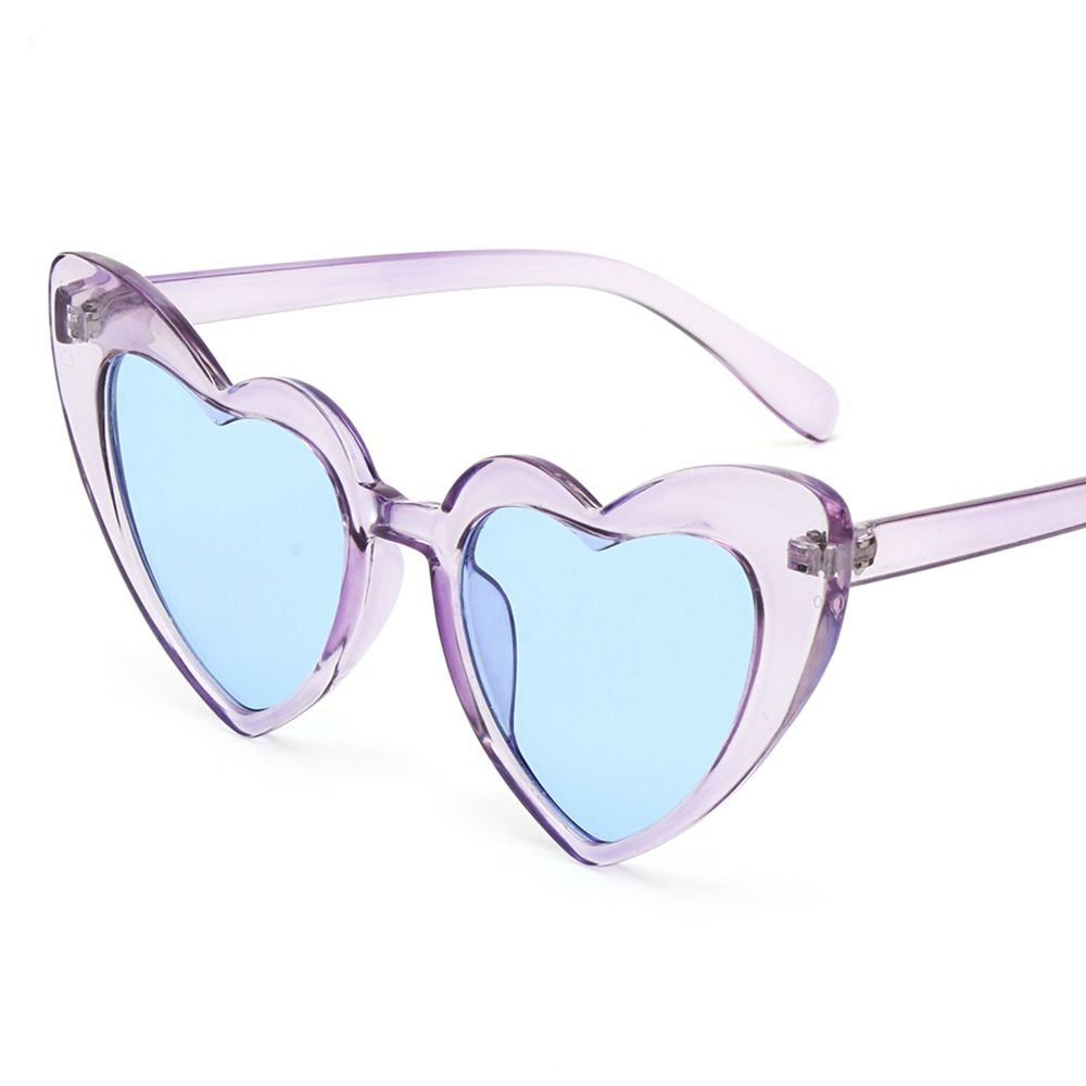 Retro Heart Cat Eye Sunglasses