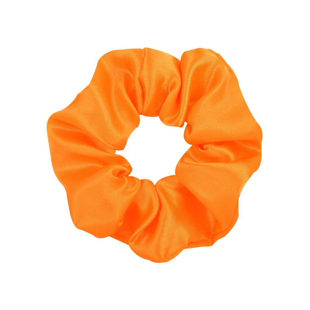 Colorful Satin Scrunchie