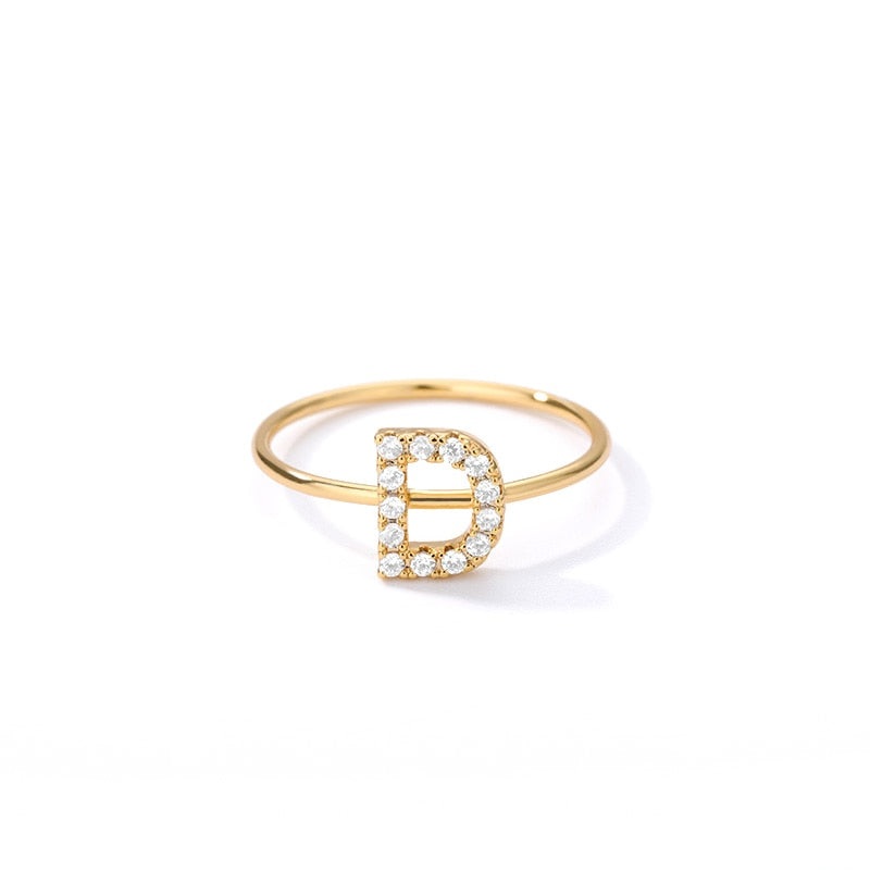 Crystal Initial Ring