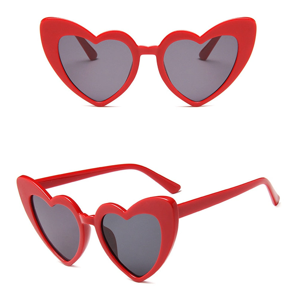 Retro Heart Cat Eye Sunglasses