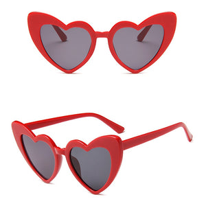 Retro Heart Cat Eye Sunglasses