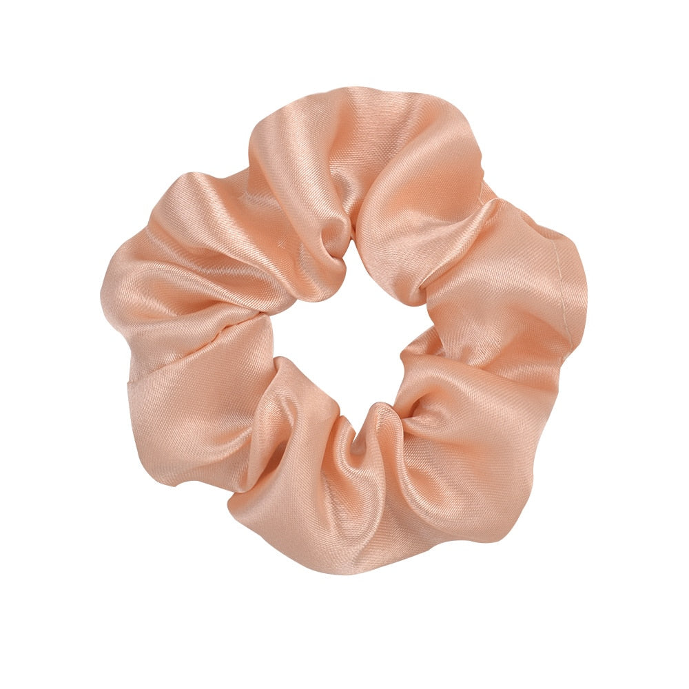 Colorful Satin Scrunchie