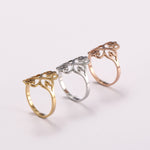 Load image into Gallery viewer, Elegant Clover Statement Ring
