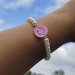 Load image into Gallery viewer, Colorful Smiley Pearl Bracelet

