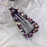 Load image into Gallery viewer, Crystal Triangle Hair Barrette
