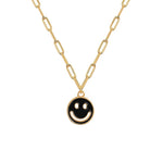 Load image into Gallery viewer, Colorful Smiley Face Pendant Necklace
