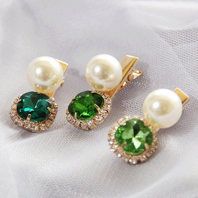 Emerald Hairpin Set