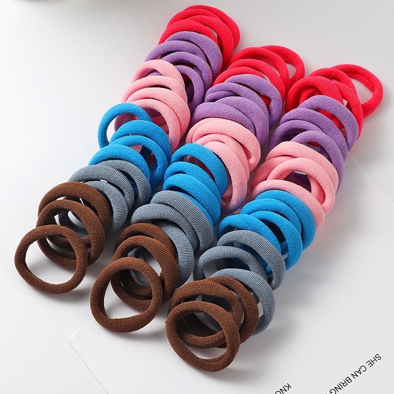 Multicolored Mini Ponytail Holder Set