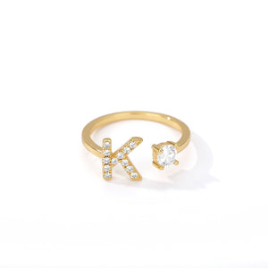 Adjustable Crystal Initial Ring