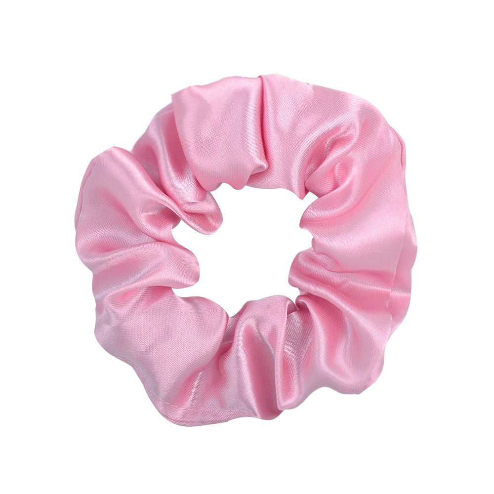 Colorful Satin Scrunchie