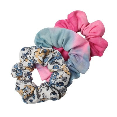 Tie Dyed Scrunchie Set