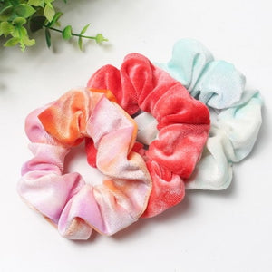 Tie Dyed Scrunchie Set