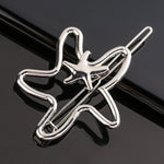 Load image into Gallery viewer, Silver Metal Geometric Hairpin
