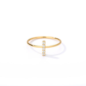 Crystal Initial Ring