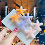 Load image into Gallery viewer, Starfish Barrette Set
