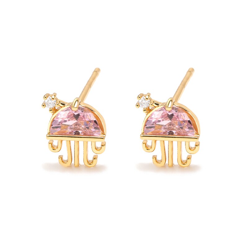 Crystal Jellyfish Earrings