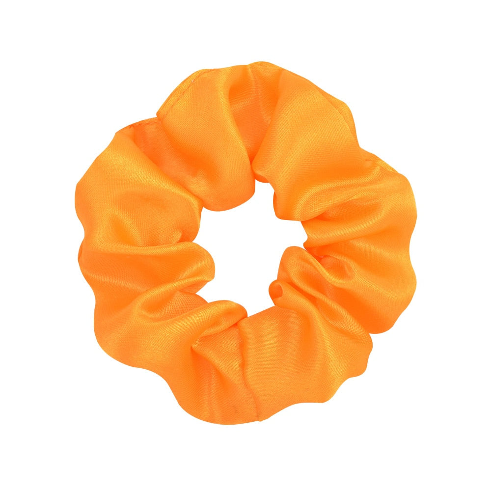 Colorful Satin Scrunchie