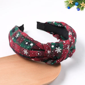 Plaid Christmas Headband