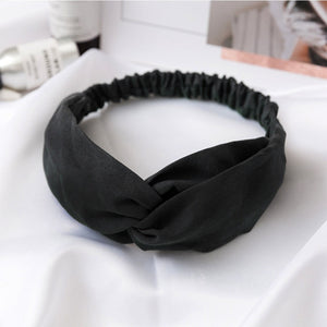 Suede Crossknot Hair Band