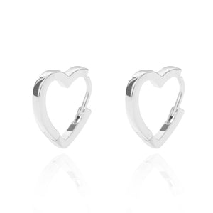 Heart Hoop Earrings