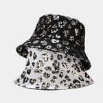 Load image into Gallery viewer, Metallic Leopard Print Bucket Hat
