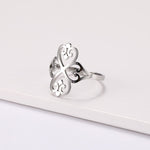 Load image into Gallery viewer, Elegant Clover Statement Ring
