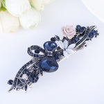 Load image into Gallery viewer, Elegant Sapphire Crystal Barrette
