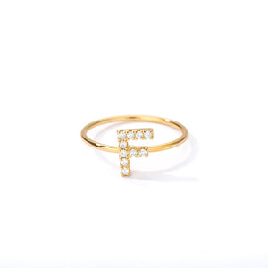 Crystal Initial Ring