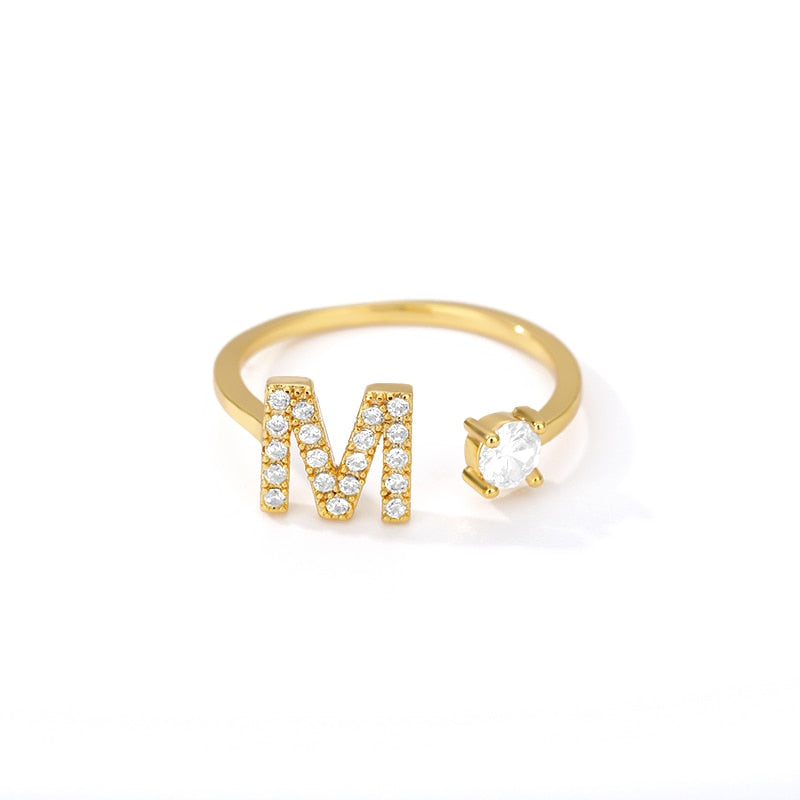 Adjustable Crystal Initial Ring