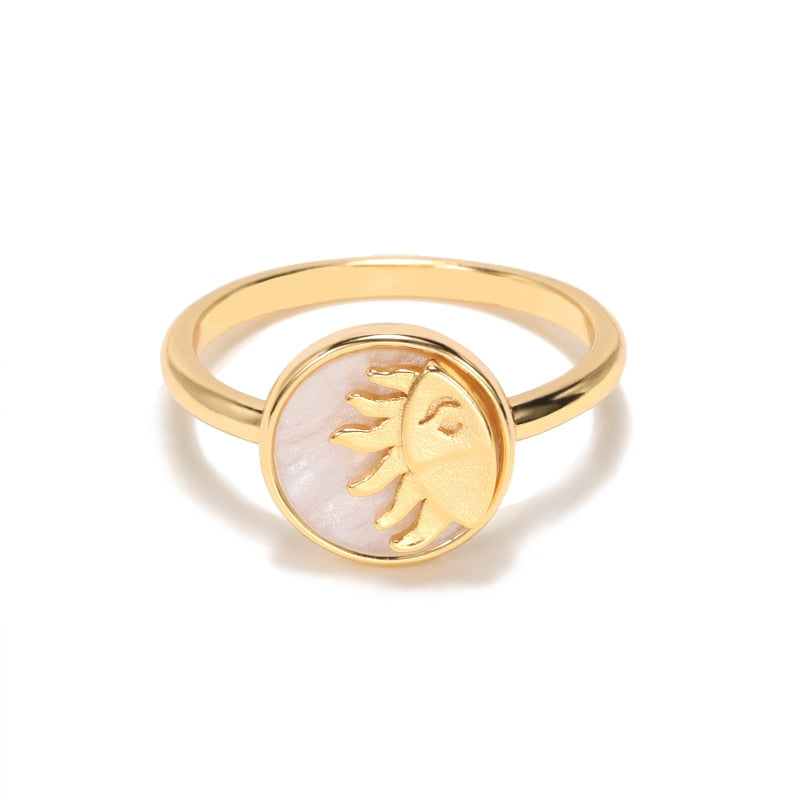 Moonstone Celestial Ring