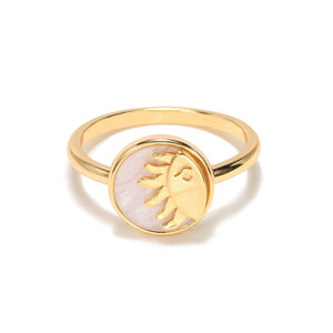 Moonstone Celestial Ring