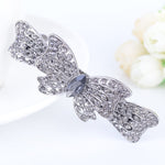 Load image into Gallery viewer, Elegant Sapphire Crystal Barrette
