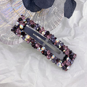 Crystal Rectangle Hair Barrette