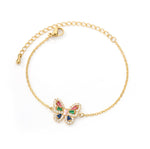 Load image into Gallery viewer, Mini Butterfly Baguette Bracelet
