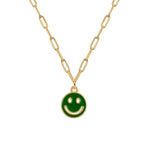 Load image into Gallery viewer, Colorful Smiley Face Pendant Necklace
