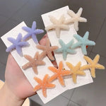 Load image into Gallery viewer, Starfish Barrette Set
