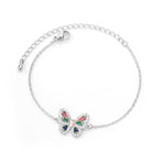 Load image into Gallery viewer, Mini Butterfly Baguette Bracelet
